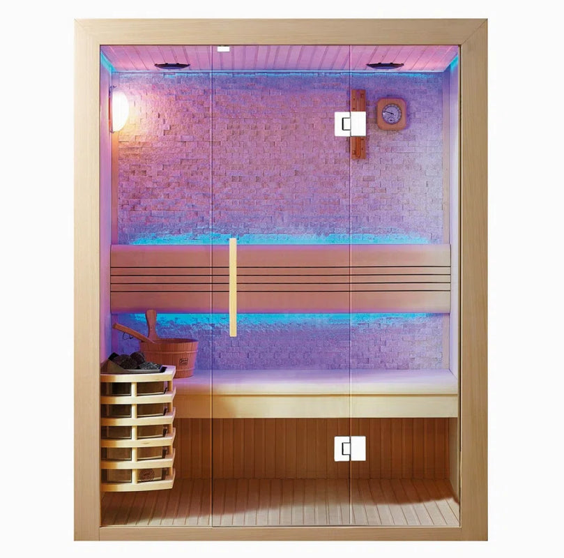 3 - Person Traditional Steam Sauna in Hemlock